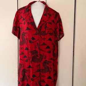 Current Mood XXL ENTER THE DIVA SHIRT DRESS Dolls Kill